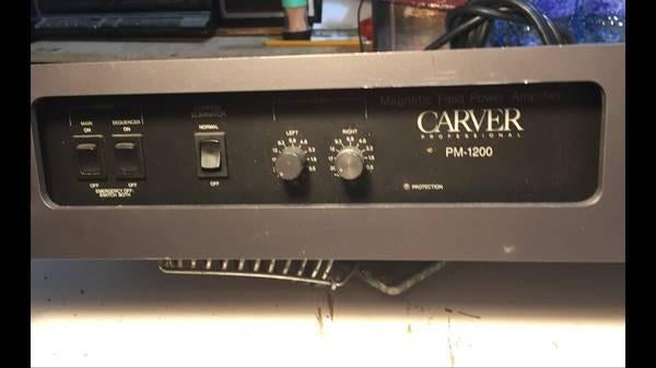 Carver pm1200 versterker, Ophalen of Verzenden, Zo goed als nieuw, Minder dan 500 watt