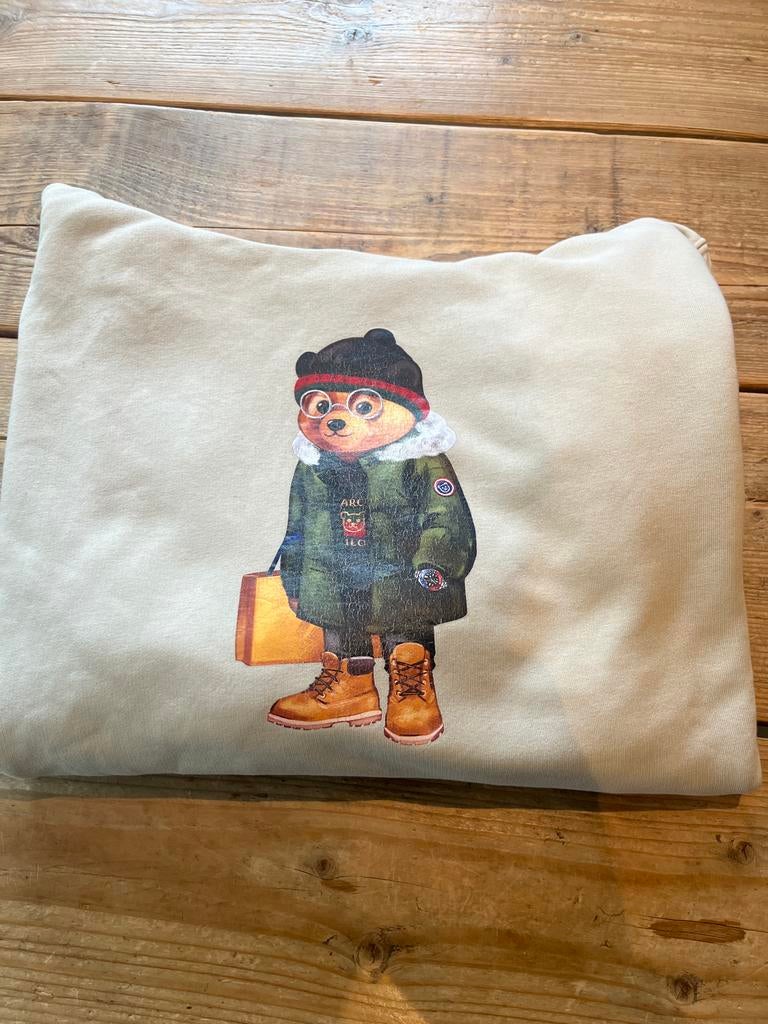 Barou Filou hoodie trui maat m, Kleding | Heren, Truien en Vesten, Ophalen of Verzenden, Gedragen, Maat 48/50 (M), Beige