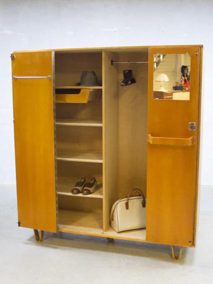 Pastoe Cees Braakman KD04 Kledingkast, Huis en Inrichting, Kasten | Kledingkasten, Ophalen, Gebruikt, 100 tot 150 cm, Met lade(s)