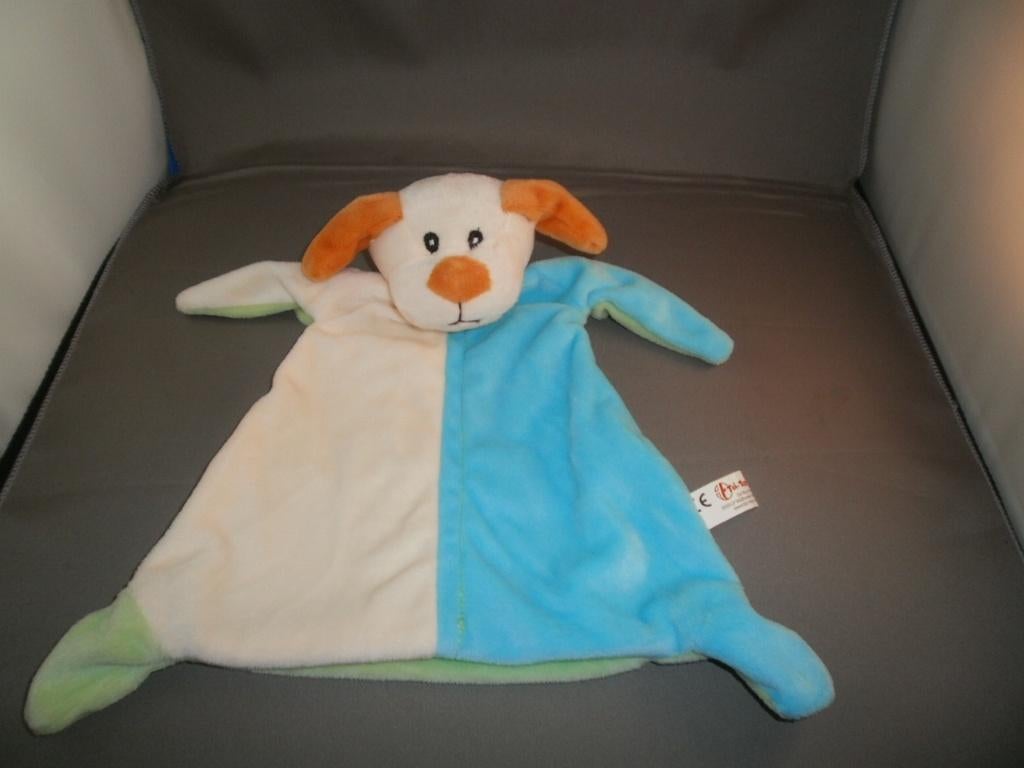 toi-toys hond tut doek wit blauwe oranje groene achterkant, Ophalen of Verzenden, Nieuw, Hond