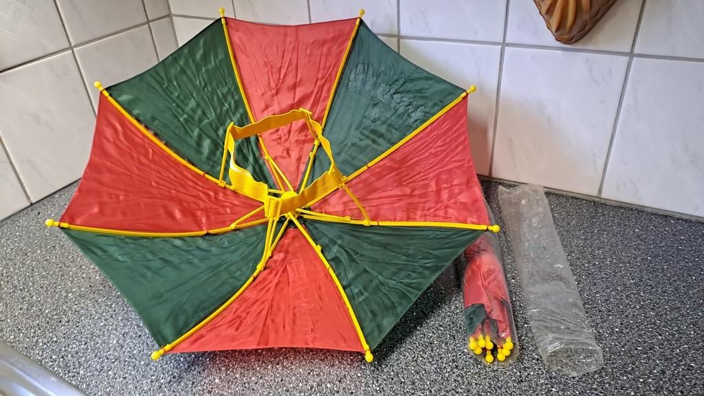 Brand bier hoofdparaplu carnaval, Nieuw, Ophalen of Verzenden, Feestartikel, N.v.t