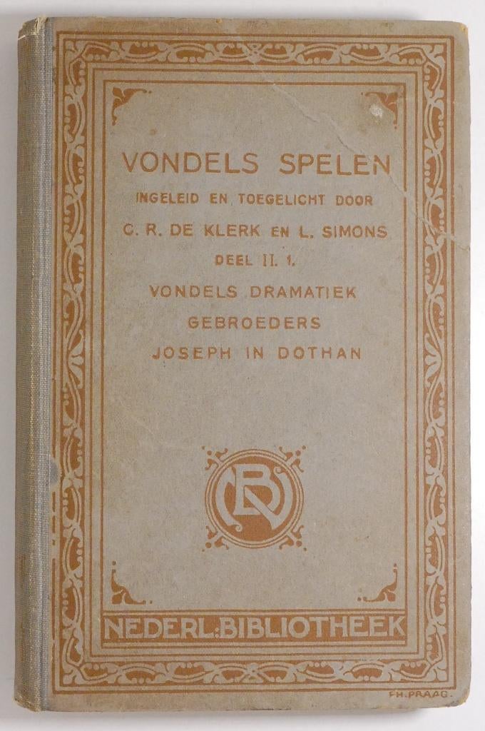 Vondels spelen deel II Vondels dramatiek - Gebroeders Joseph, Verzenden