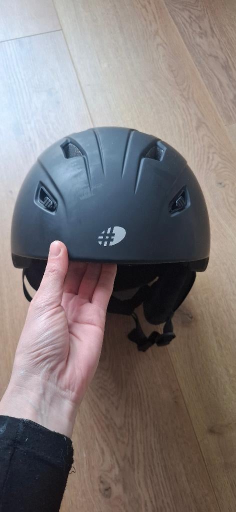 Wintersport HAWKING-helm met ventilatie BLACK, Ophalen, Zo goed als nieuw, Helm of Bescherming