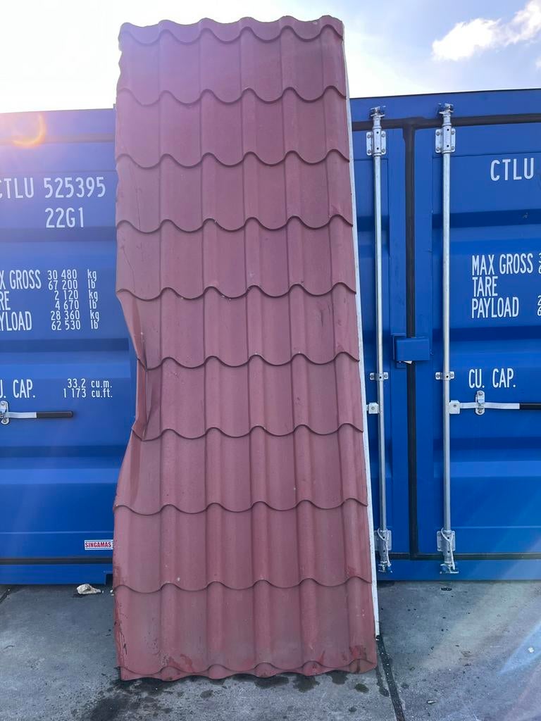 Dakplaten dakpanprofiel/geïsoleerde dakpanelen / dakplaat, Doe-het-zelf en Verbouw, Dakpannen en Dakbedekking, Gebruikt, Minder dan 5 m²