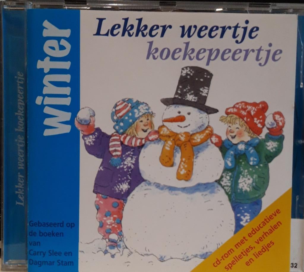 Lekker weertje Koekepeertje Winter cd-rom KRASVRIJ, Spelcomputers en Games, Avontuur en Actie, Infosandrasgiftshop@gmail.com, 1 speler