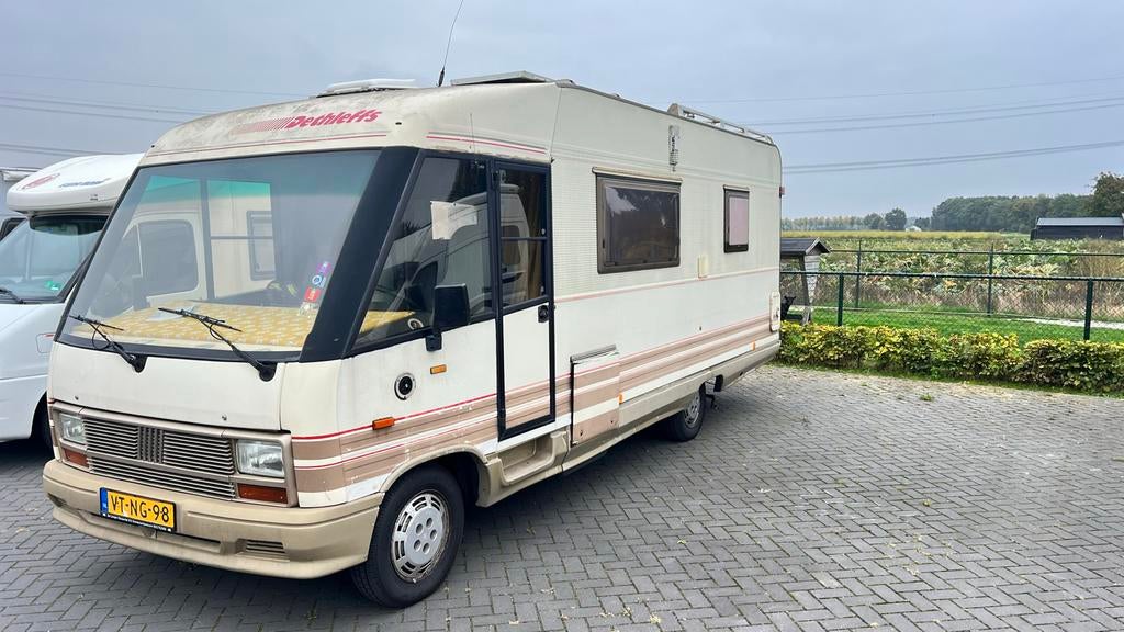 Nette Camper met Nieuwe Electra & Zonnepanelen, Caravans en Kamperen, Campers, Chemisch toilet, Ringverwarming, Fiat, 7 tot 12 maanden geleden