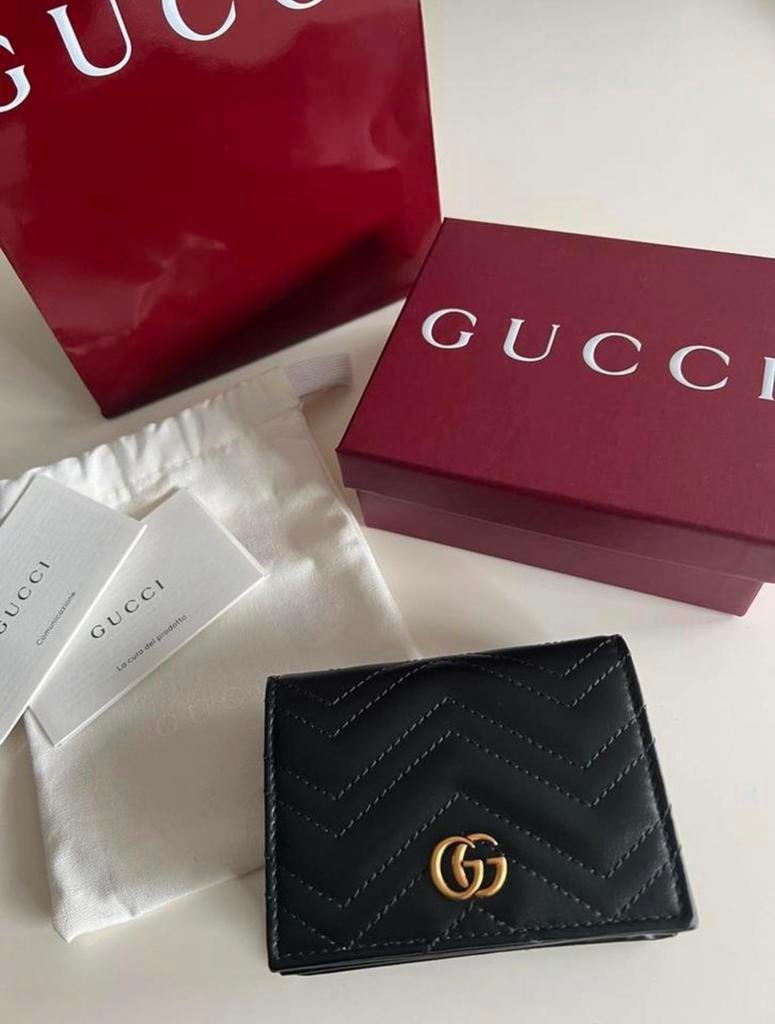 Gucci marmont portemonnee… Nieuw!, Sieraden, Tassen en Uiterlijk, Portemonnees, Nieuw, Overige merken, Zwart, Ophalen of Verzenden