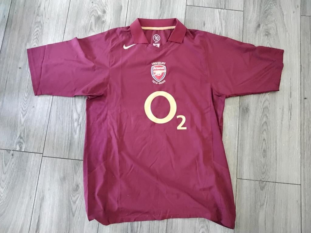 Arsenal highbury voetbalshirt, Sport en Fitness, Voetbal, Groter dan maat XL, Ophalen of Verzenden, Nieuw, Shirt