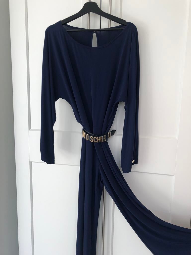 Nieuw caroline Biss jumpsuit blauw travelstof 40 42 44 xxl, Kleding | Dames, Jumpsuits, Maat 42/44 (L), Nieuw, Caroline Biss, Verzenden