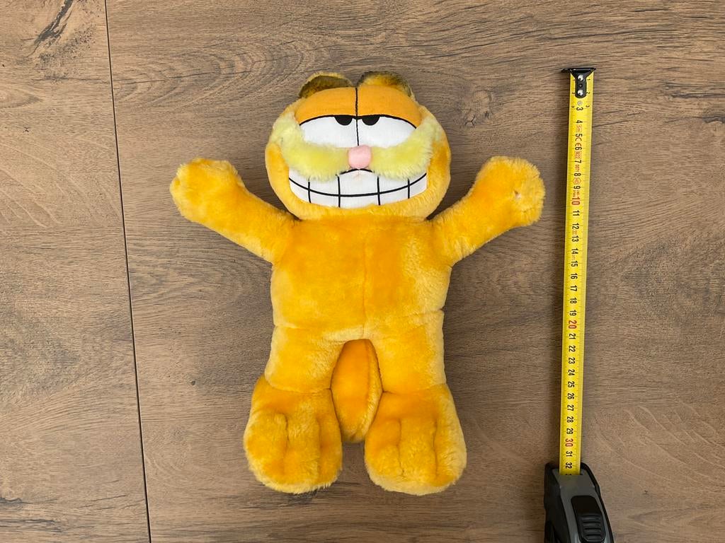 Zgan, niet kapot, Garfield knuffel 25/30cm, Verzamelen, Stripfiguren, Ophalen, Garfield, Zo goed als nieuw, Beeldje of Figuurtje