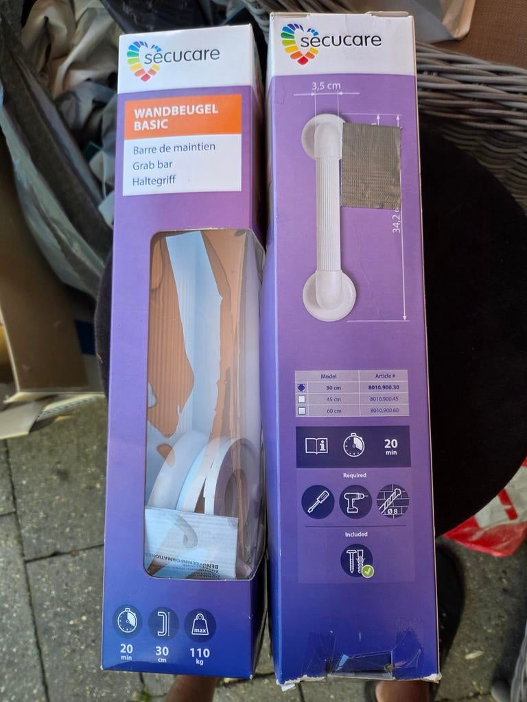 Handgreep voor trap/douche, Ophalen, Overige typen