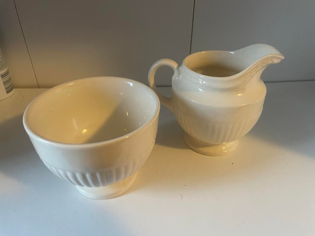 Wedgwood Edme Suiker en Melk Set - Zo Goed Als Nieuw, Wedgwood, ., Overige typen, Ophalen of Verzenden