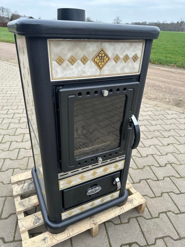 Houtkachel 7kW, Huis en Inrichting, Kachels, Gebruikt, Vrijstaand, Houtkachel, Hout, Ophalen