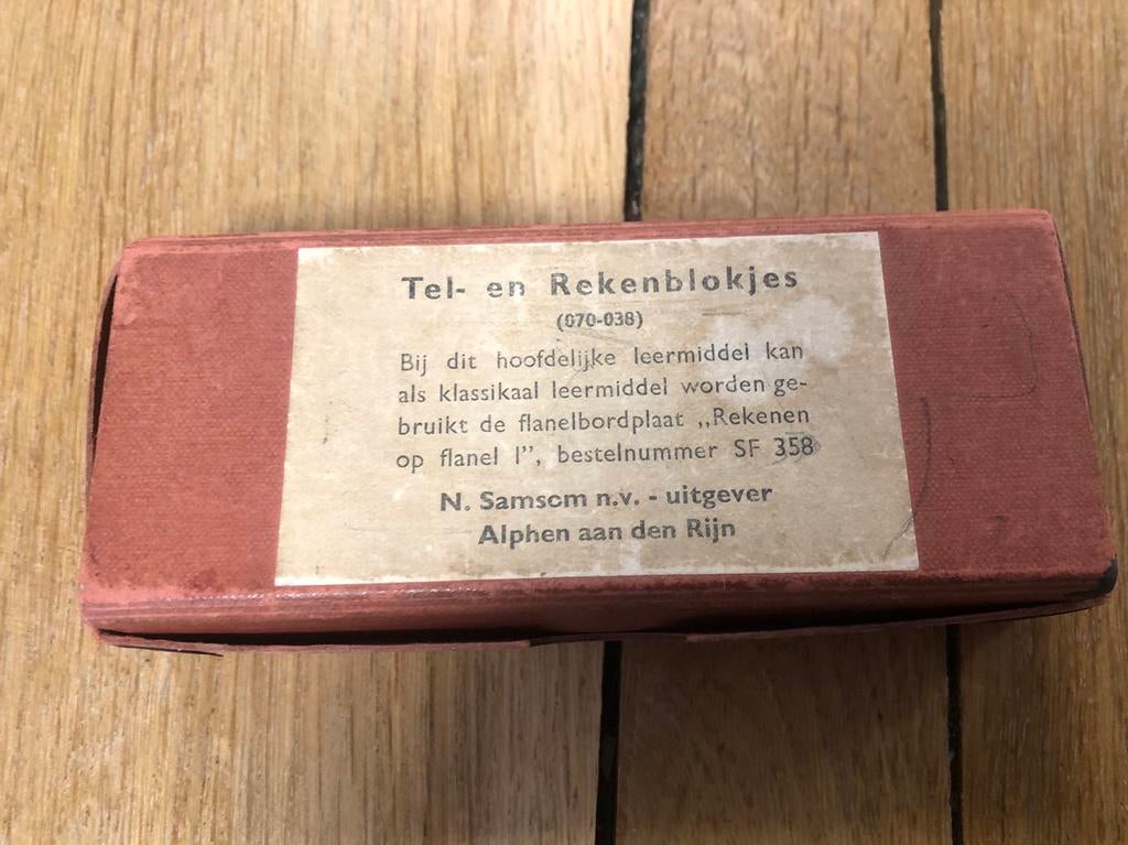 Tel en rekenblokjes Leer- en ontwikkelingsspel Samson, Ophalen of Verzenden