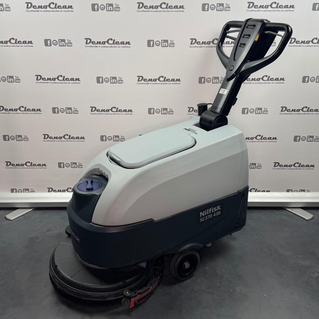 Nilfisk SC370 Full PKG schrobzuigmachine, Gebruikt, Schrobmachine, DenoClean, Ophalen of Verzenden