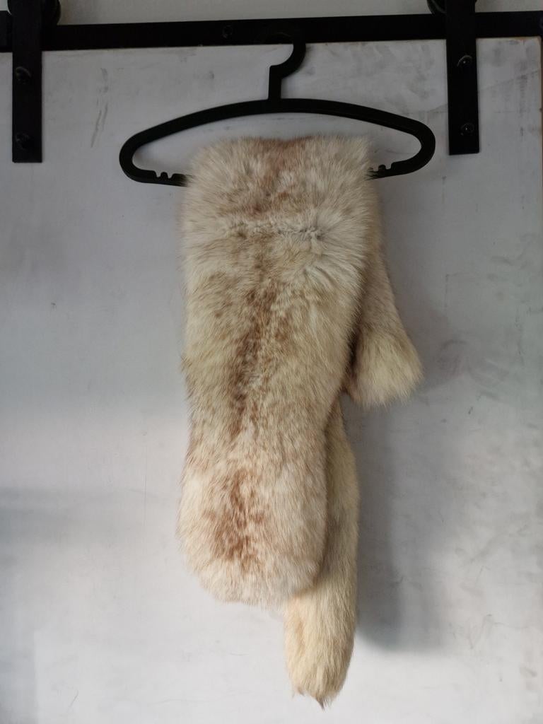 Prachtige Poolvos Sjaal - Warm en Stijlvol, Geen merk, Ophalen of Verzenden, Zo goed als nieuw