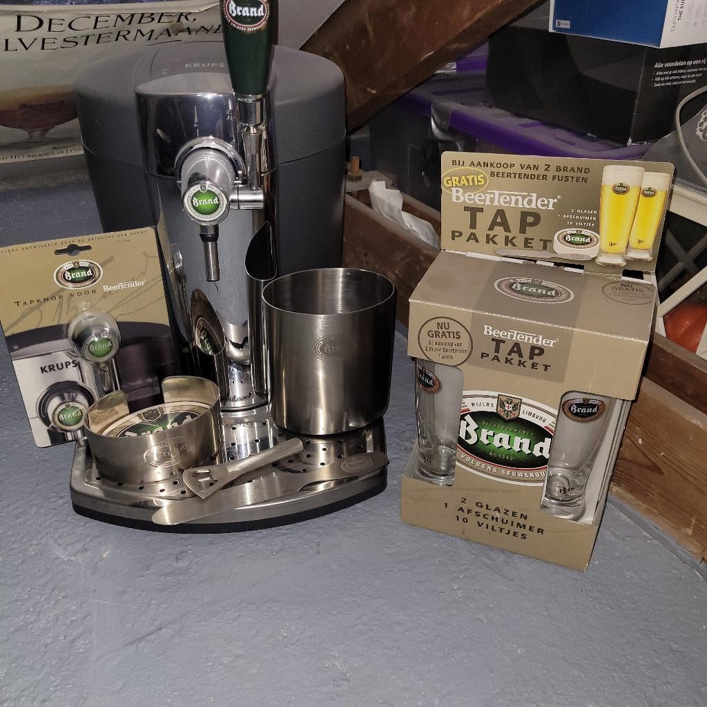 Brand bier beertender set, Ophalen of Verzenden, Gebruikt, Overige typen, Brand