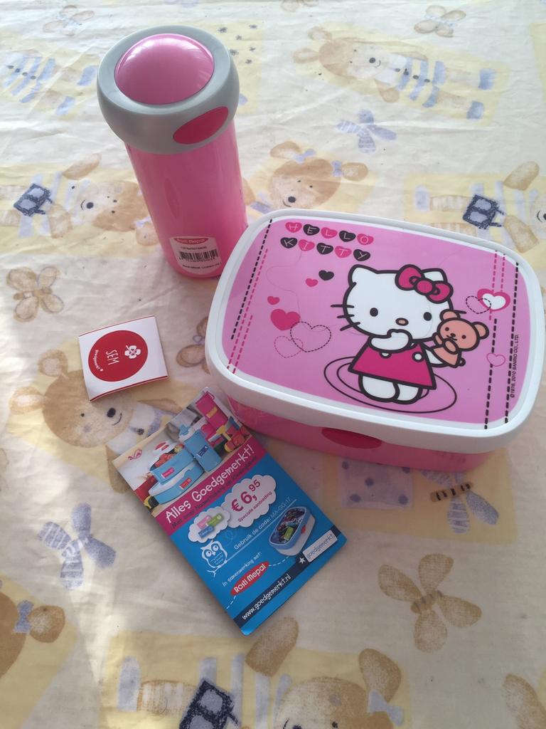 Brood Trommel  of  lunchboxen met bekr nieuw, Ophalen of Verzenden, Zo goed als nieuw