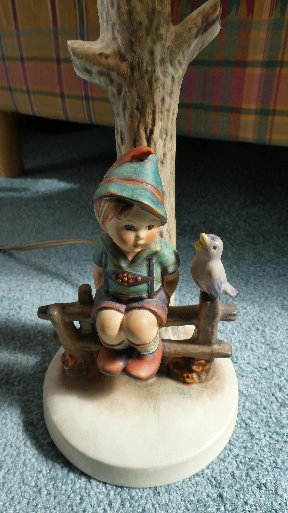 Lampvoet Goebel met kap, Ophalen of Verzenden, Zo goed als nieuw, Hummel, Minder dan 50 cm