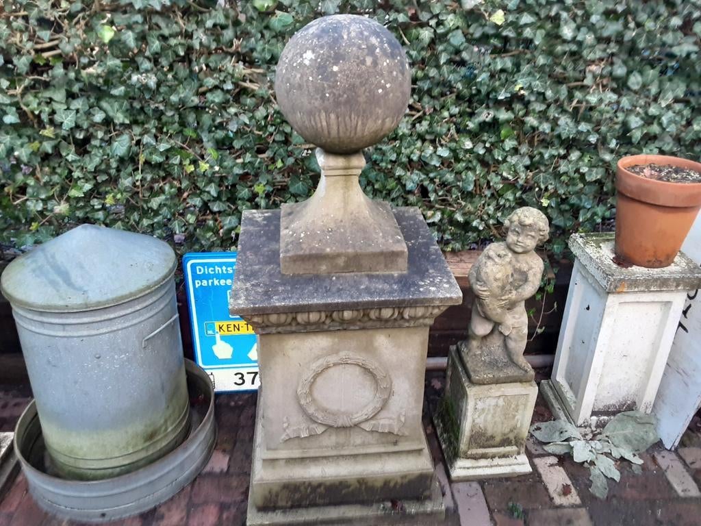 Tuinbeeld, tuinornament, Ophalen, Steen