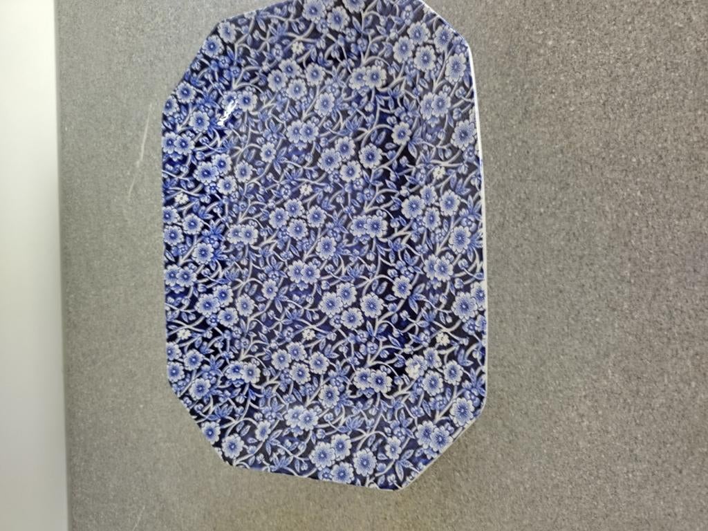 Burleigh grote schaal. Calico, Ophalen of Verzenden, Overige stijlen, Glas, Schaal of Schalen