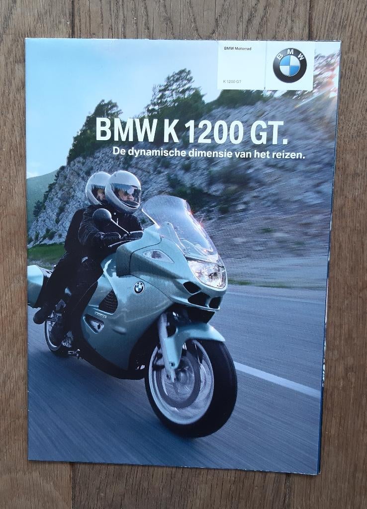 Mooie folder BMW K 1200 GT, Motoren, Ophalen of Verzenden, BMW