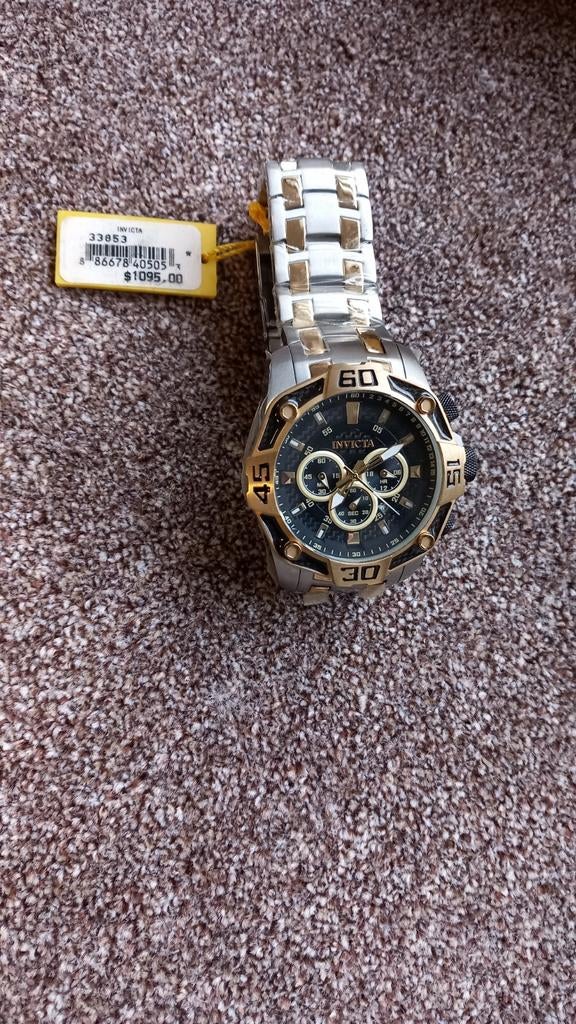 Invicta, Ophalen, Zwart, Nieuw, Waterdicht