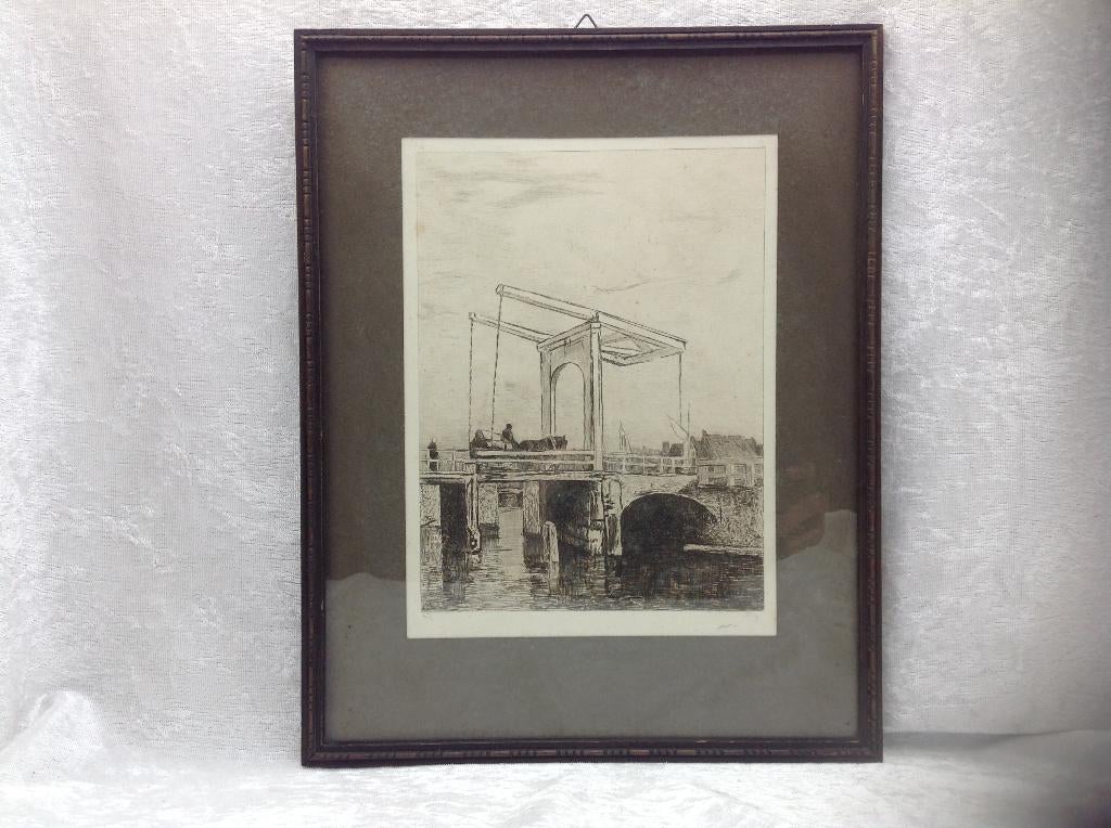 Ets ophaalbrug P. Zilcken naar J. Maris, Ophalen of Verzenden