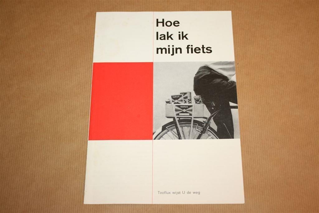 Zeldzame Teoflux brochure - Hoe lak ik mijn fiets - 1964 !!, Ophalen of Verzenden, Gelezen