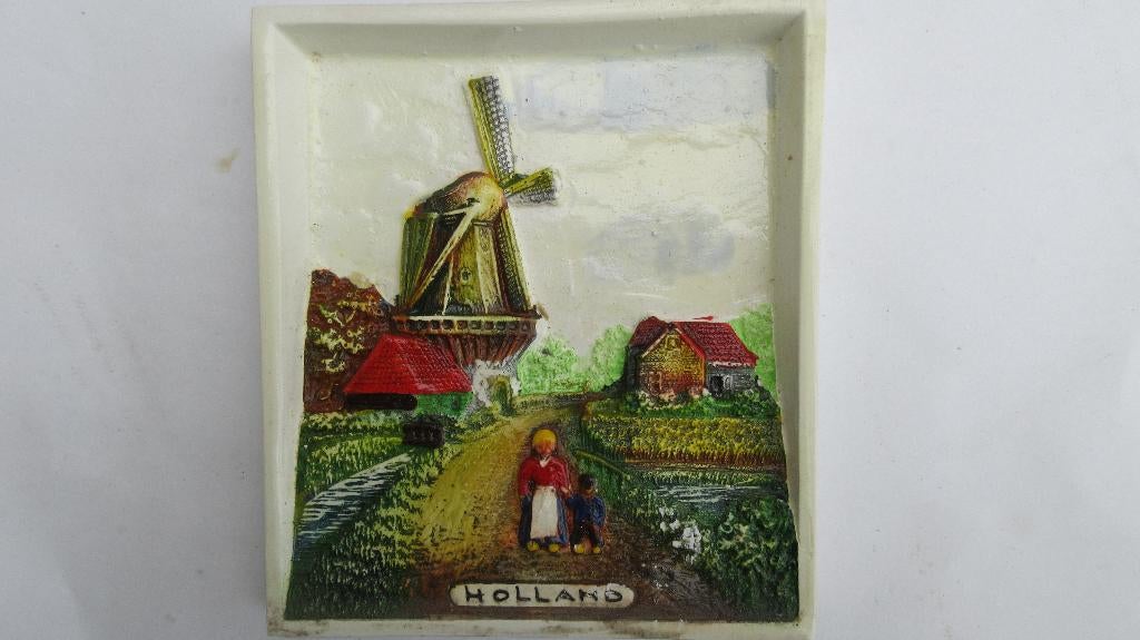 Hobra reliëf tegel Holland, Ophalen of Verzenden