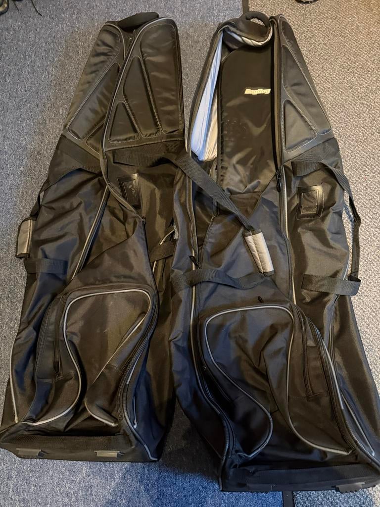 2x BagBoy Golf Reistas, type T-650 met BackBones, Sport en Fitness, Golf, Ophalen, Zo goed als nieuw, Tas, Overige merken