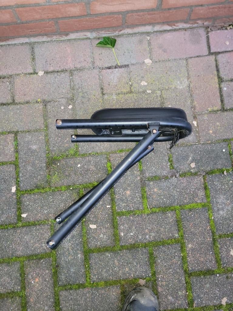 Achterzitje Fatbike V20 - Comfortabel en veilig!, Ophalen of Verzenden, Gebruikt, Zadel