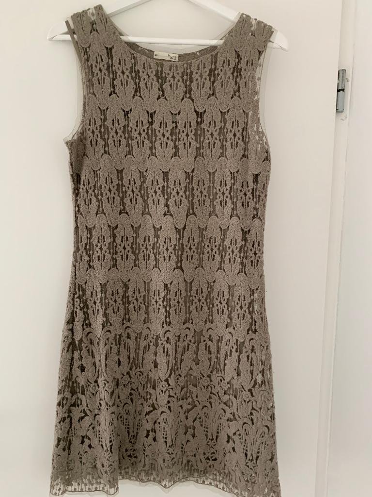 Jurk Hoss Intropia 36, Kleding | Dames, Bruin, Verzenden, Zo goed als nieuw, Knielengte