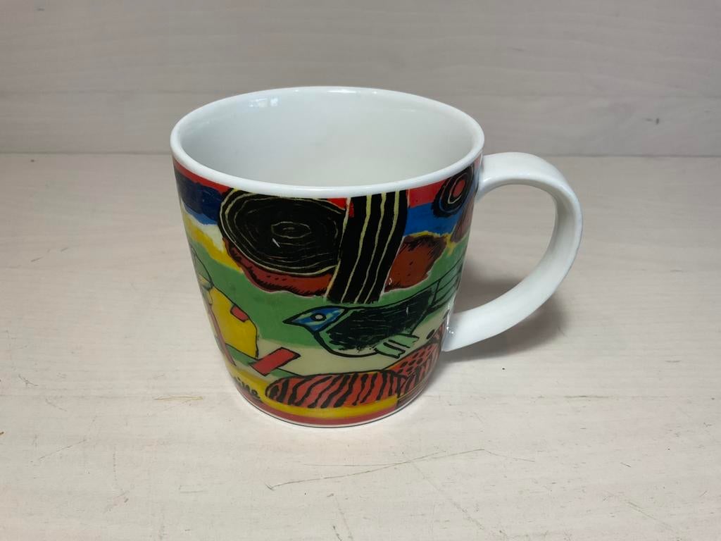 Corneille L’ été Italien mok jaar 2001 Koffiemokken, Ophalen of Verzenden, Zo goed als nieuw, Overige stijlen, Kop(pen) en/of Schotel(s)