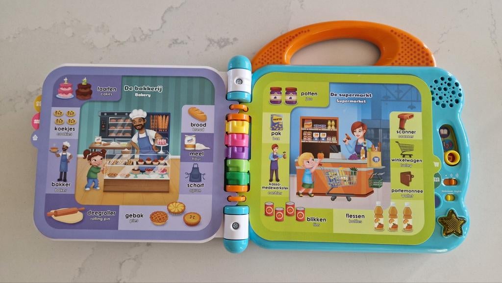 VTech Mijn Eerste Woordjes Leerboek, Kinderen en Baby's, Speelgoed | Babyspeelgoed, Zo goed als nieuw, Overige typen, Met licht
