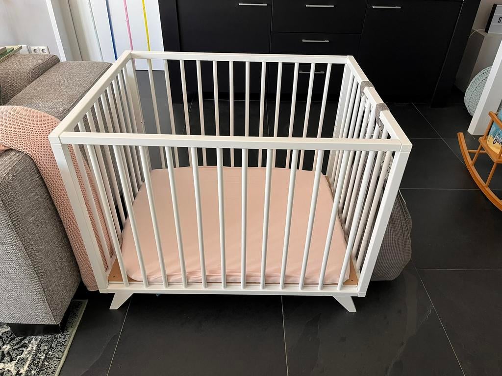 Bopita Retro Box Wit incl. matras, Ophalen, Zo goed als nieuw