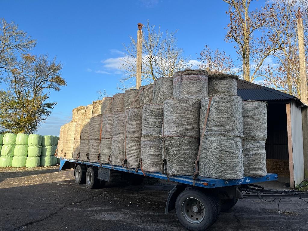 Midi-balen hooi onverpakt, Ophalen, Vee