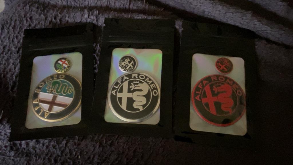 Alfa Romeo stuur en sleutel logo, Ophalen of Verzenden