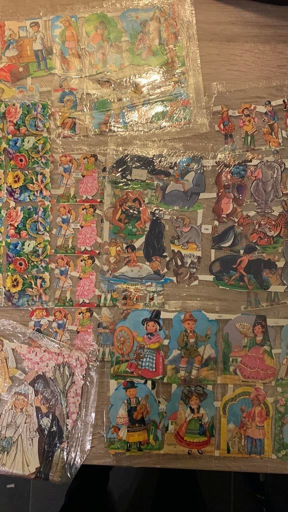 vintage poesieplaatjes, Ophalen of Verzenden