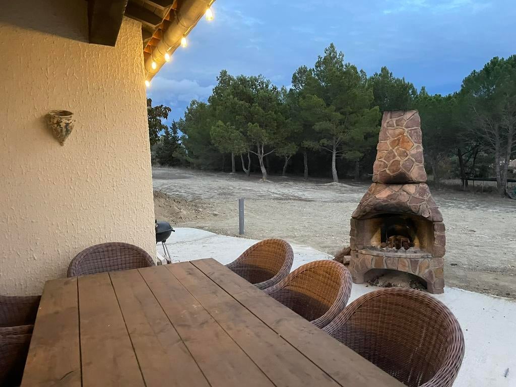 zuid Frankrijk 4 tot 8 pers huisje. Prive zwembad, Vakantie, Vakantiehuizen | Frankrijk, Languedoc-Roussillon, Landhuis of Villa