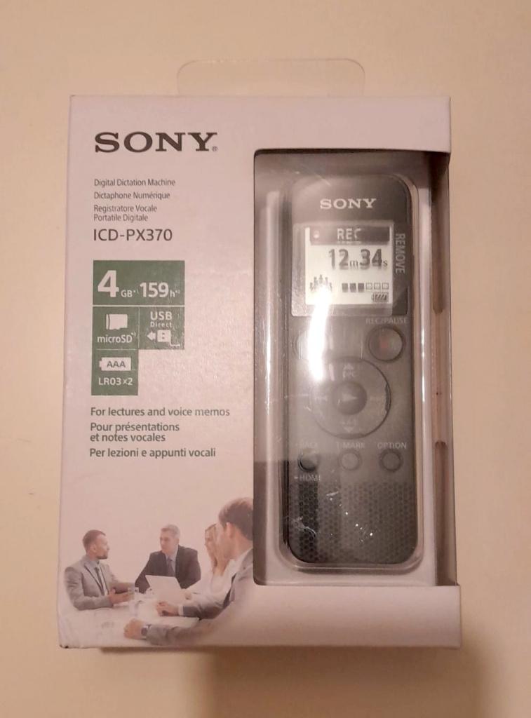SONY ICD-PX370 Nieuw! - voicerecorder, Ophalen of Verzenden, Walkman