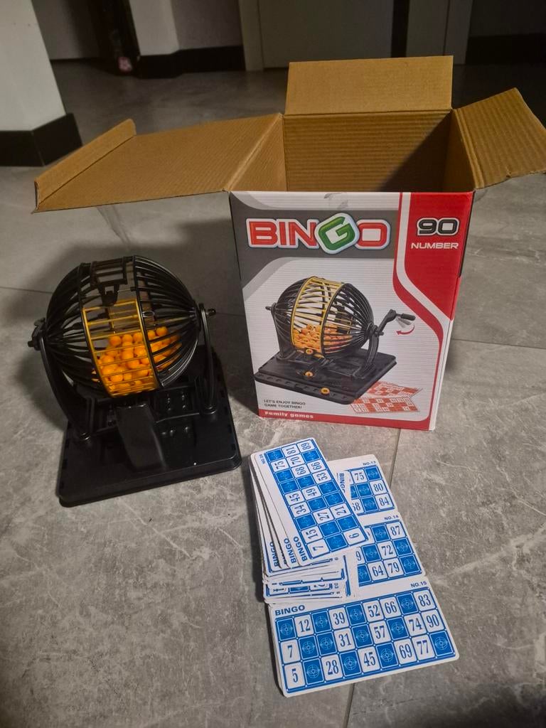 Bingo spel met 90 nummers, Onbekend, Nieuw, Ophalen of Verzenden, Vijf spelers of meer