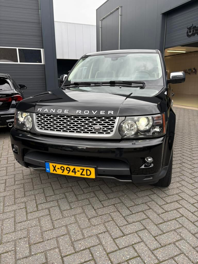 Range Rover Sport2010 Zwart Autobiography Two Tone interieur, Auto's, Land Rover, Automaat, 8 cilinders, 510 pk, Zwart