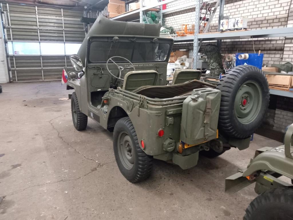 nekaf M38A1 4x4. 1,25 TON Willy, Auto's, Stof, Trekhaak, Cabriolet, Handgeschakeld