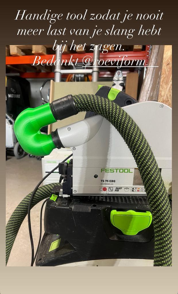 Invalzaag opzetstuk u-turn - Festool, Makita, Milwaukee etc., Doe-het-zelf en Verbouw, Gereedschap | Zaagmachines, Ophalen of Verzenden