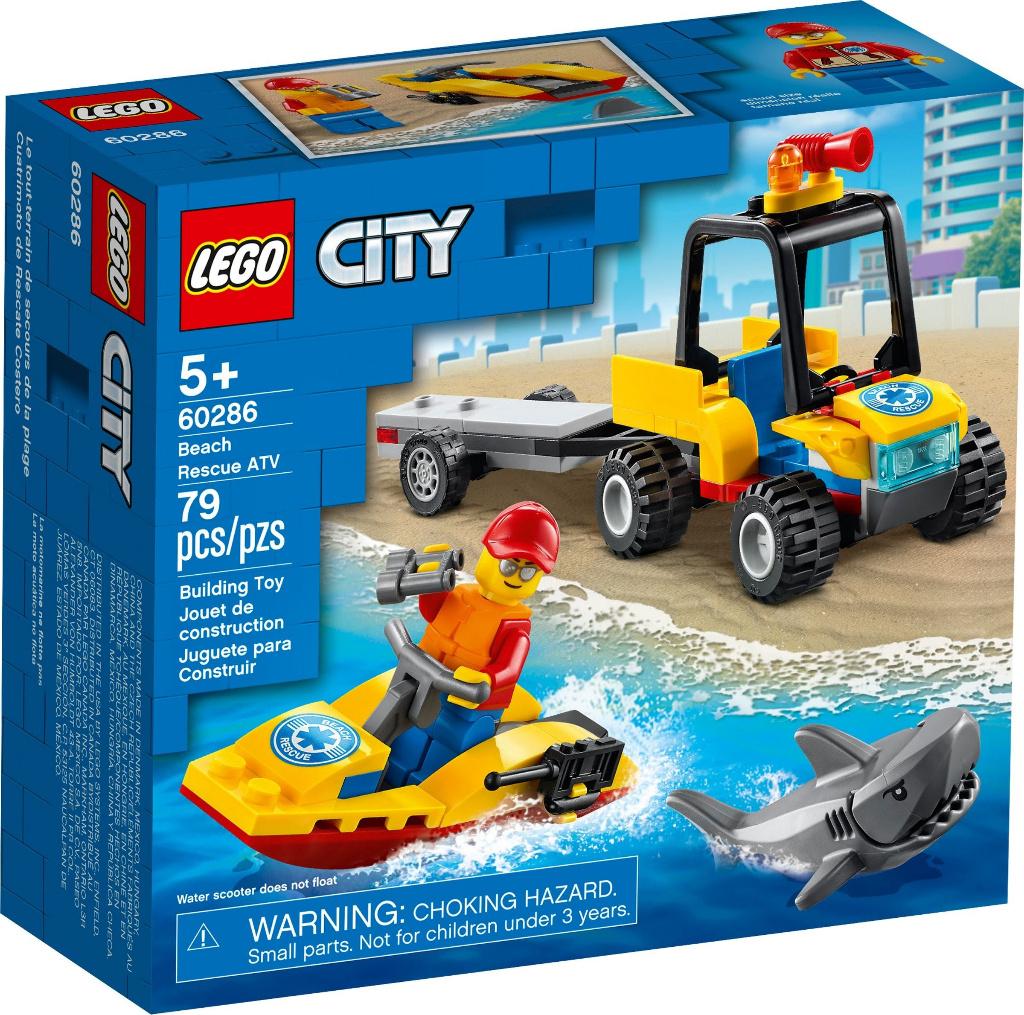 LEGO 60286 CITY - ATV strandredding (sealed), Ophalen of Verzenden, Nieuw, Complete set, Lego