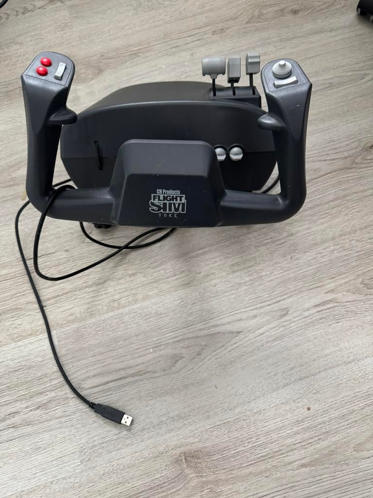 CH Yoke flight simulator/x-plane, Computers en Software, Joysticks, Ophalen of Verzenden, Gebruikt