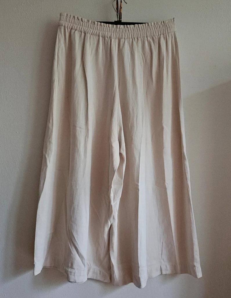 Nauwelijks gedragen katoenen culotte met wijde pijpen mt. M/, Ophalen of Verzenden, Zo goed als nieuw