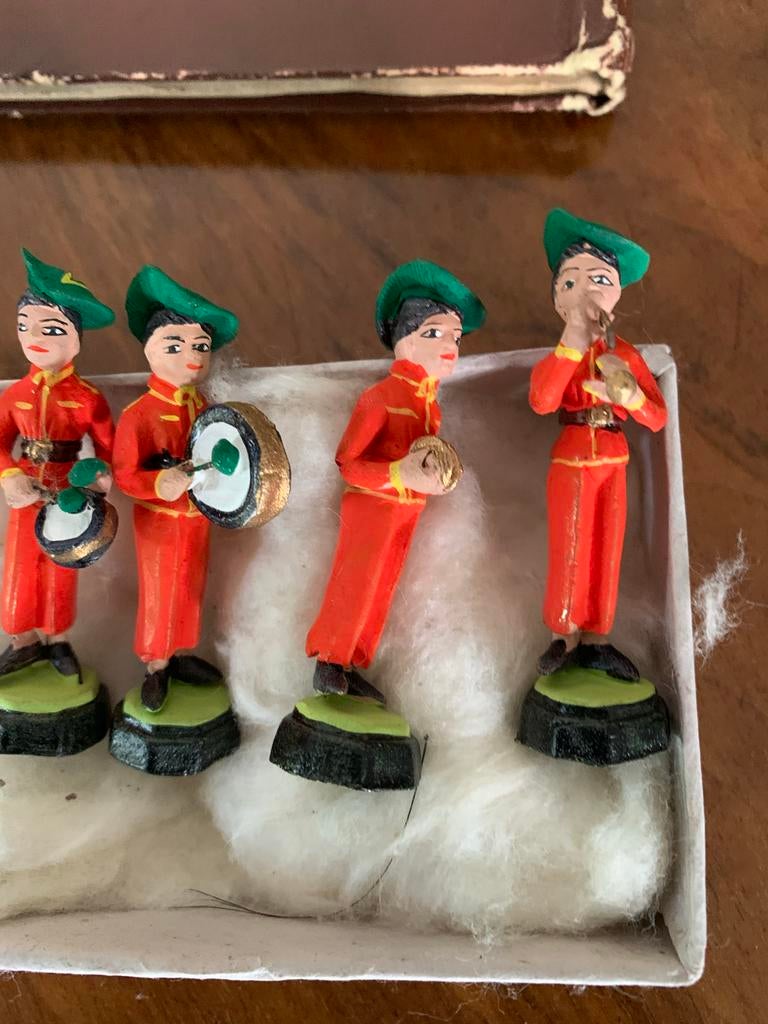 Oude Erzgebirge Houten Figuren, Ophalen of Verzenden