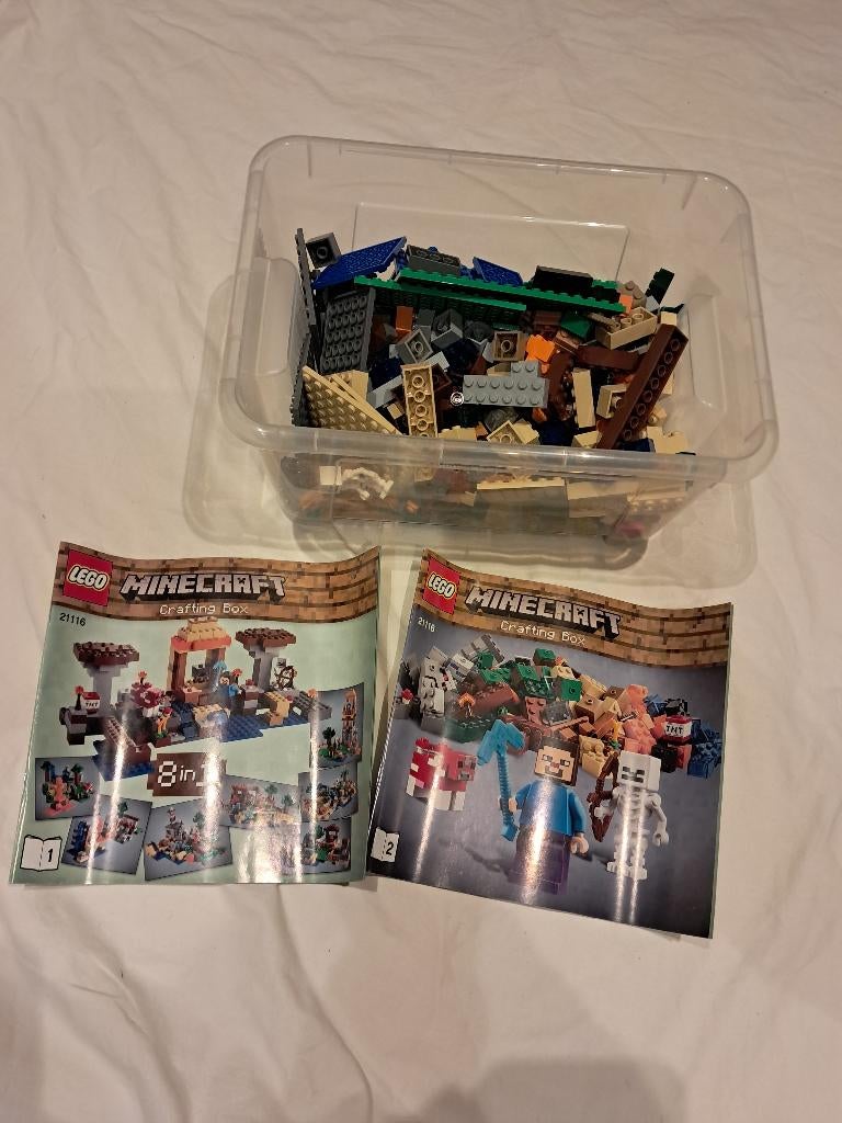 Lego Minecraft creator set 21116, Ophalen of Verzenden, Zo goed als nieuw, Complete set, Lego